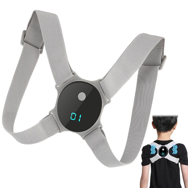 Corector de Postură Inteligent cu Vibrație, Pentru Copii și Adulți, Mărime Universală