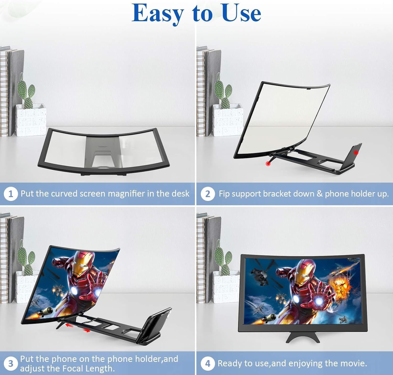 Amplificator Ecran Curbat Mobil